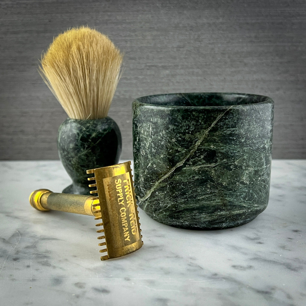 Marble Shave Set chiselandhound